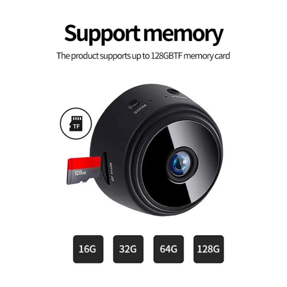 

Мини-камера A9 с поддержкой Wi-Fi, 720/1080 пикселей, HD