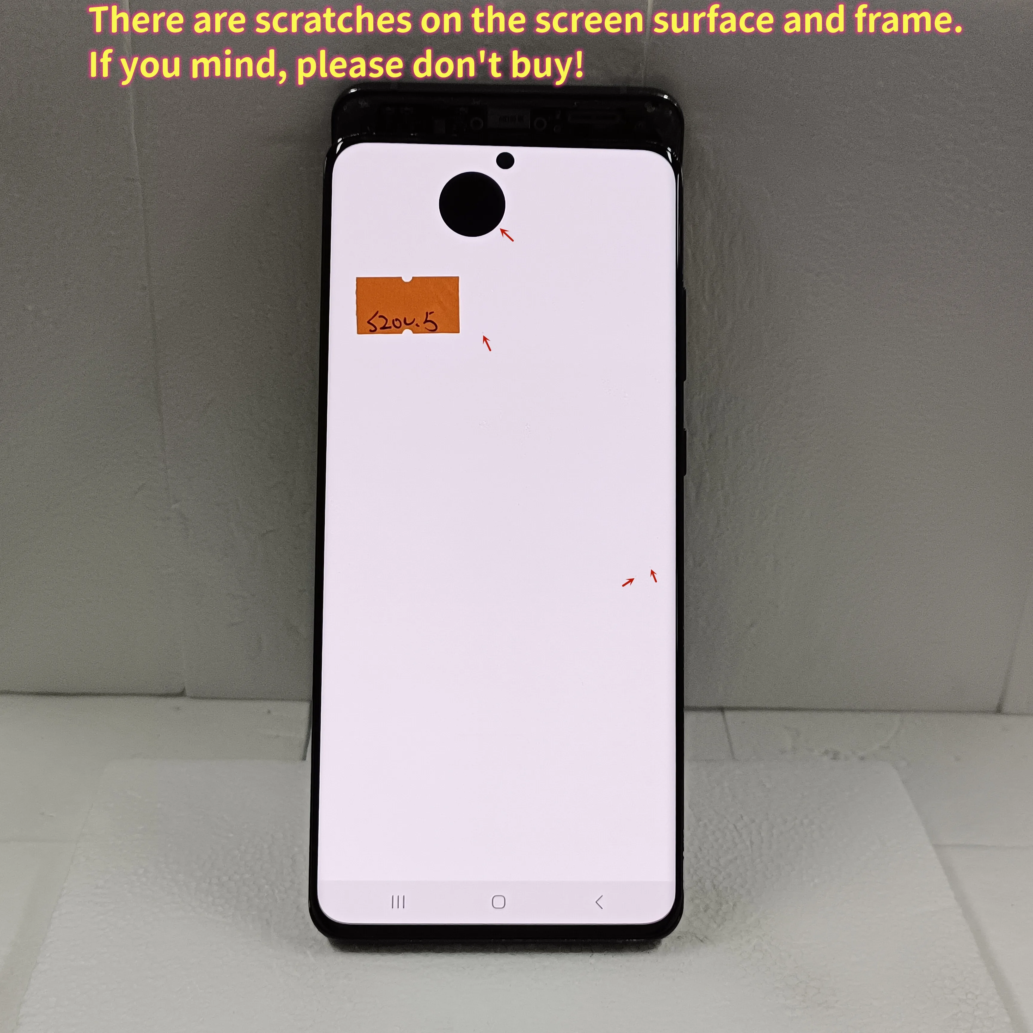 Super AMOLED для Samsung Galaxy S20 ultra ЖК-дисплей SM-G988 G988F G988B/DS сенсорный экран планшета в сборе