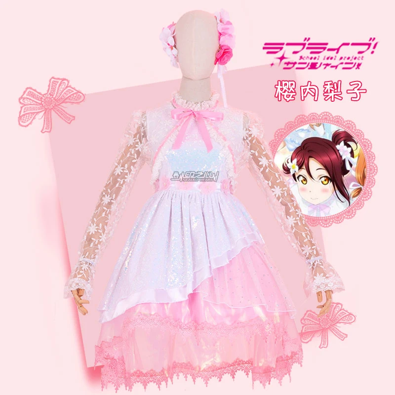 Аниме! Lovelive!Sunshine! Благодарим Вас друзья Aqours 4-я годовщина SJ Чика Рико Мари униформа
