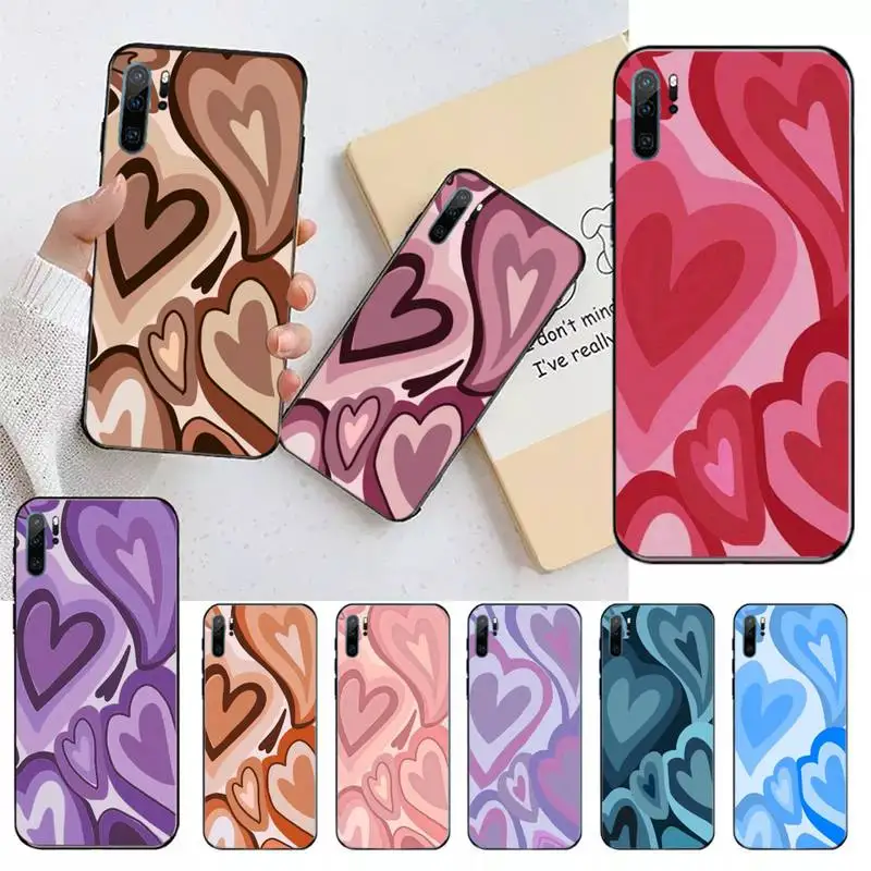 

love coffee circle Phone Case For Huawei honor Mate 30 40 50 20 8 70 5 9 10 Pro P x i s y Lite nova