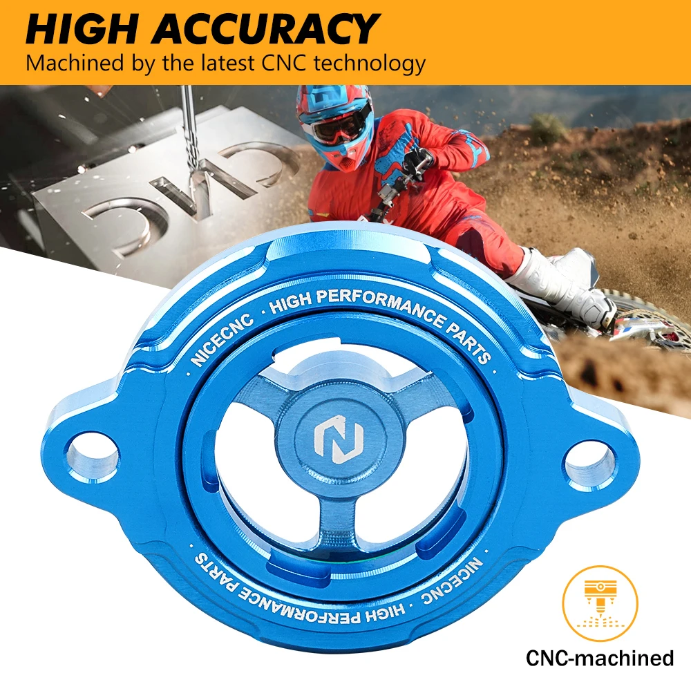 Для Husqvarna Norden 901 мотоциклетный Алюминиевый прозрачный масляный фильтр двигателя