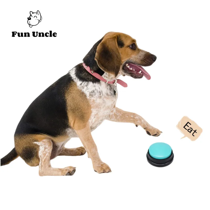 

Voice Recording Button Dog Buttons for Communication Pet Training Buzzer, 30 Second Record & Playback, Funny Gift for Study Home