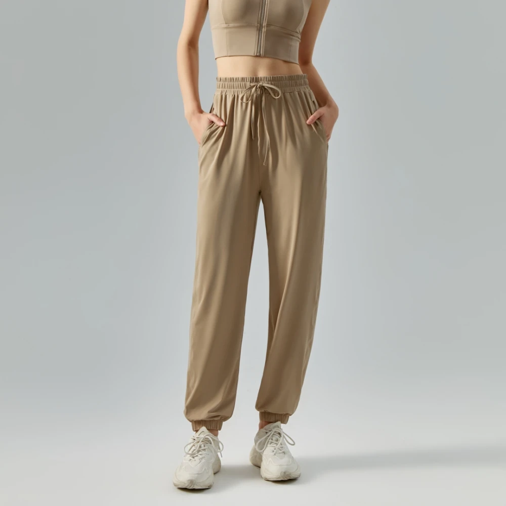 Леггинсы облегающие свободные с широкими штанинами и высокой талией