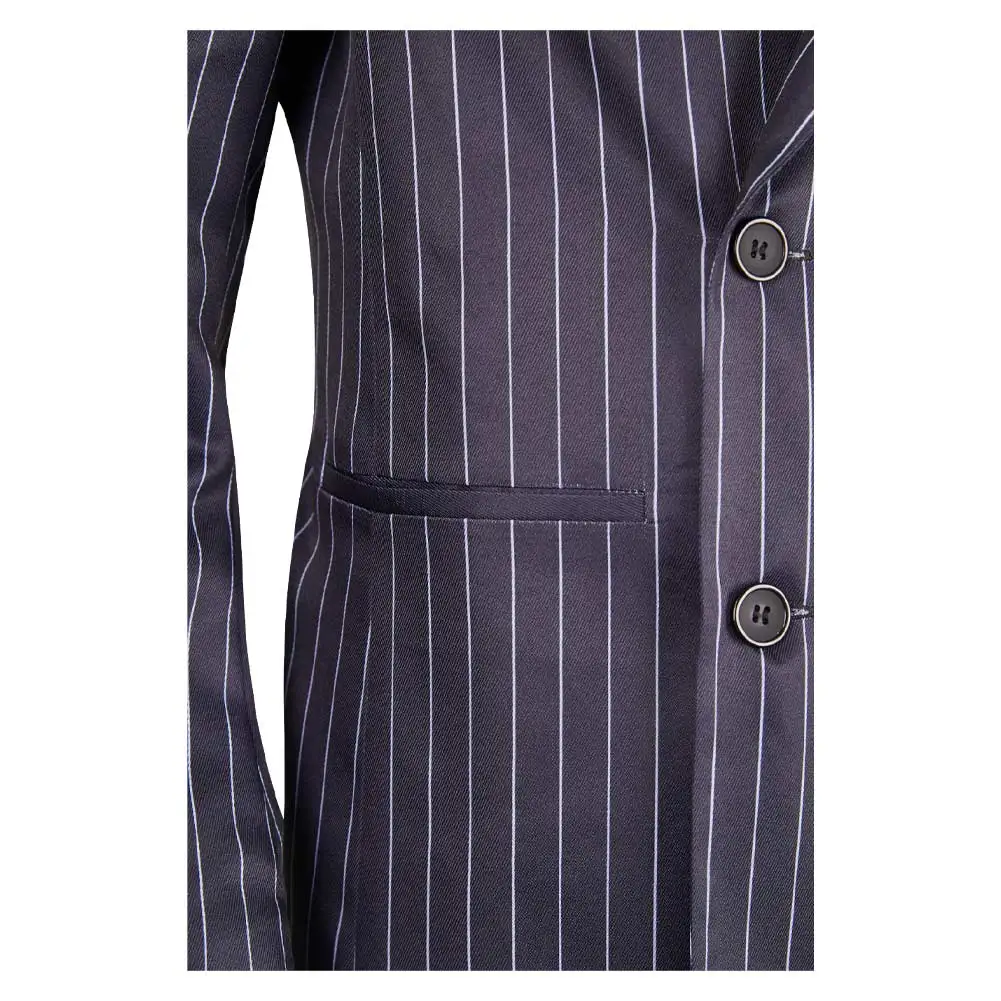 Модный костюм для косплея Стэнли в черную полоску мужчин с маской Джима из фильма