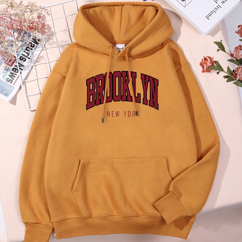 

Brooklyn New York Print Man Hoodie Casual Fashion Clothes Comfortable Simplicity Streetwear Oversized Graphics Hoodies For Men