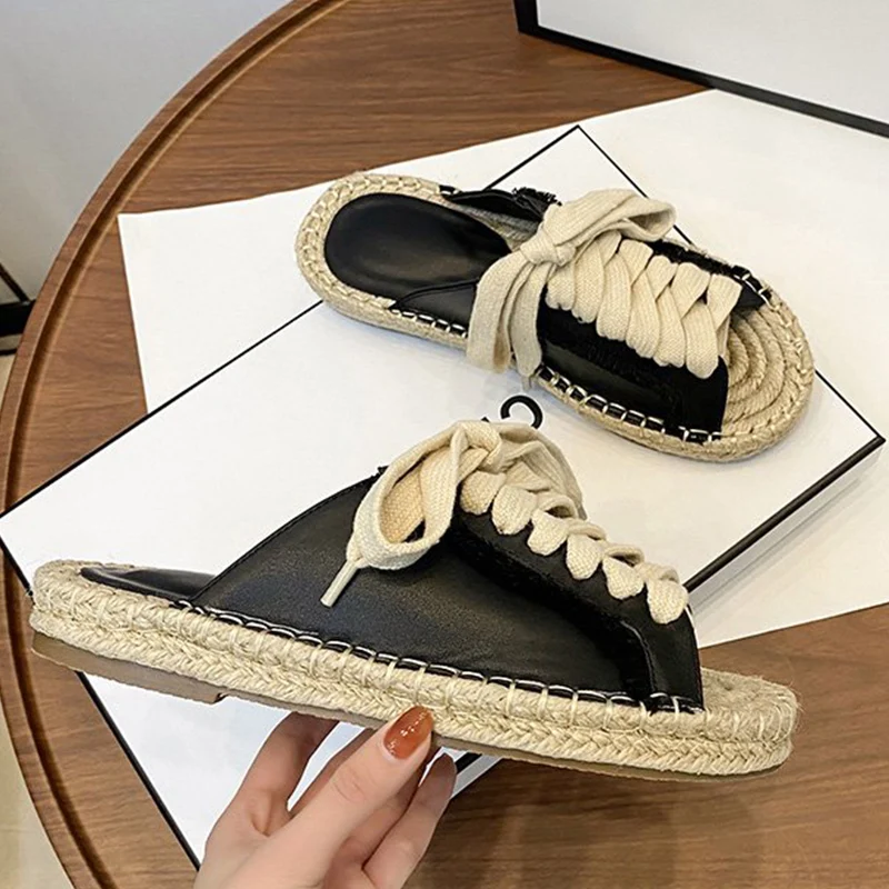 

2022 New Trends Fad Flats Slippers Platform Women Sandals Summer Cozy Casual Flip Flops Slides Bohemian Slingback Women Shoes