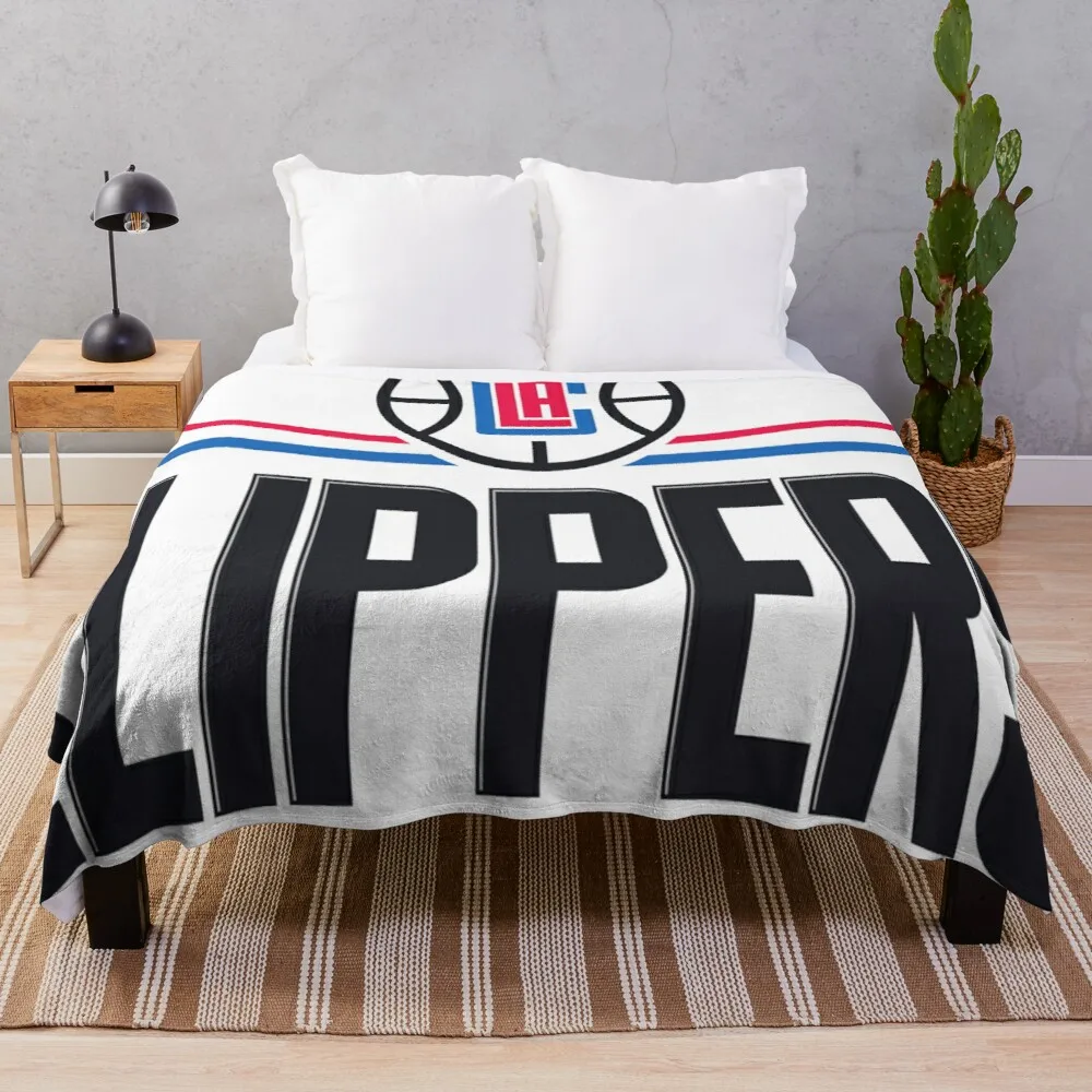 

Clippers Throw Blanket Big Thick Furry Couple Blanket