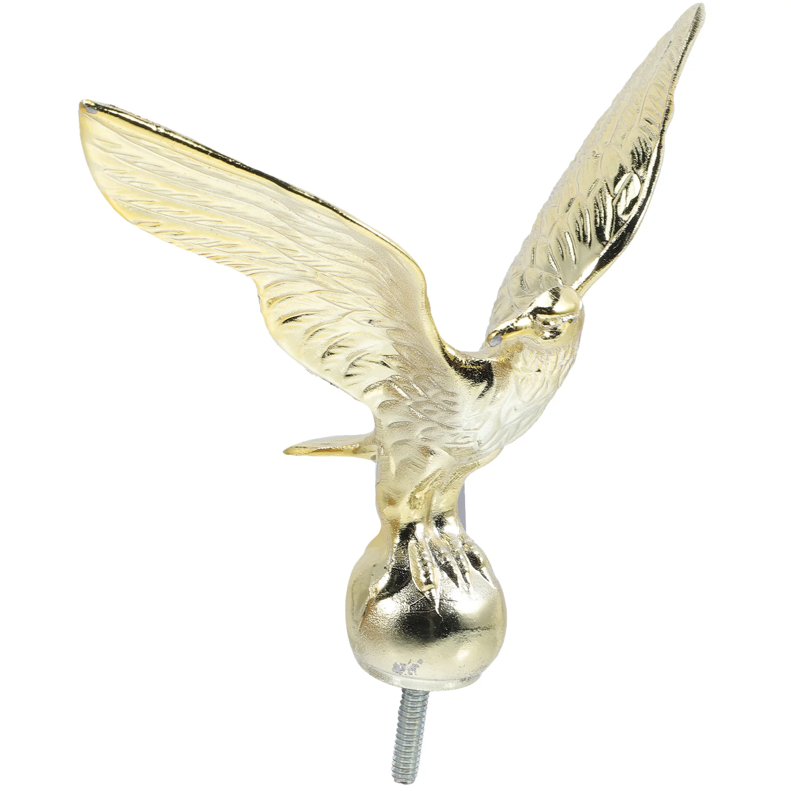 

Flagpole Head Decoration US Flags Tips Garden Topper Card Meeting Room Alloy Eagle Ornament