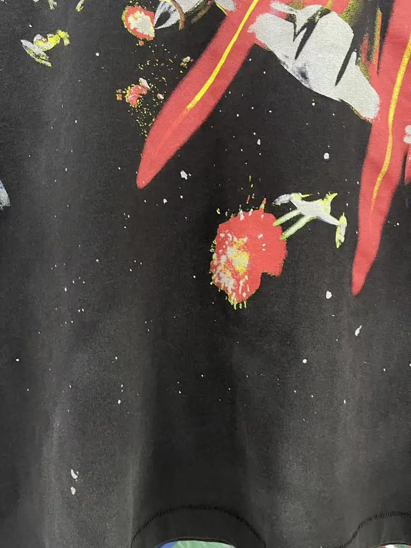 Футболки унисекс Saint x Planet War с принтом, хип-хоп, оверсайз, повседневные, хлопковые, летний стиль (art.: 3920dbd3742e7) - 3920dbd3742e7