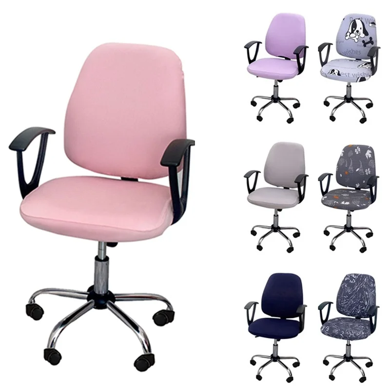 

Universal Office Chair Cover Split Armchair Cover Stretch Computer Chair Slipcovers Removable Seat Protector Case Home Decor