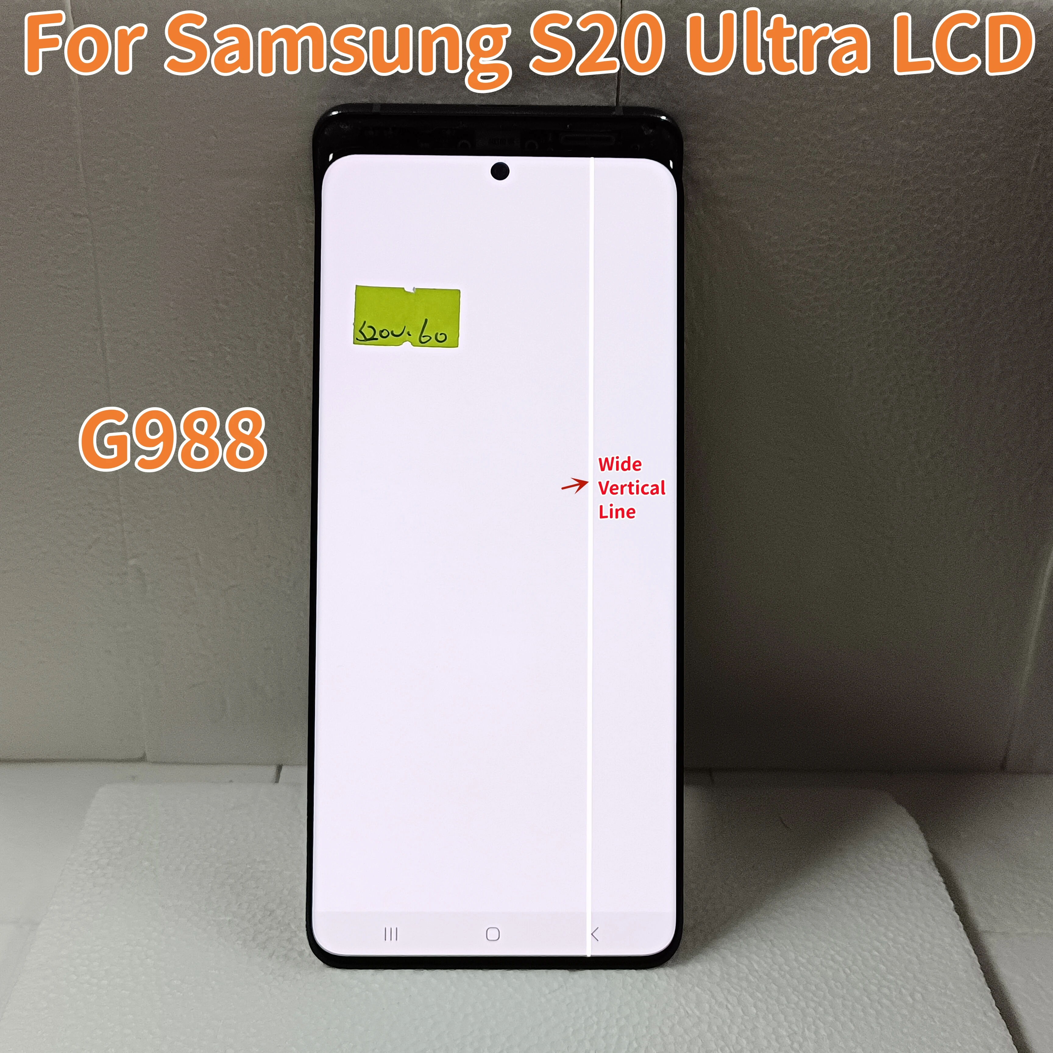 Amoled 6 9 ''для Samsung Galaxy S20 Ultra G988 G988F G988B Дисплей с заменой дигитайзера сенсорного