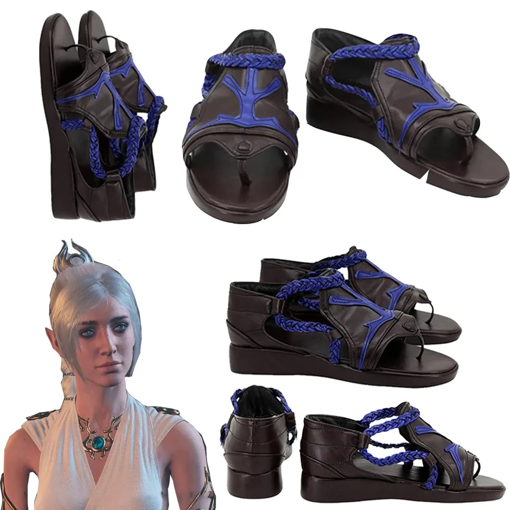 BG3 Shadowheart обувь для женщин Косплей фантазия сандалии игра Балдер ворота 3