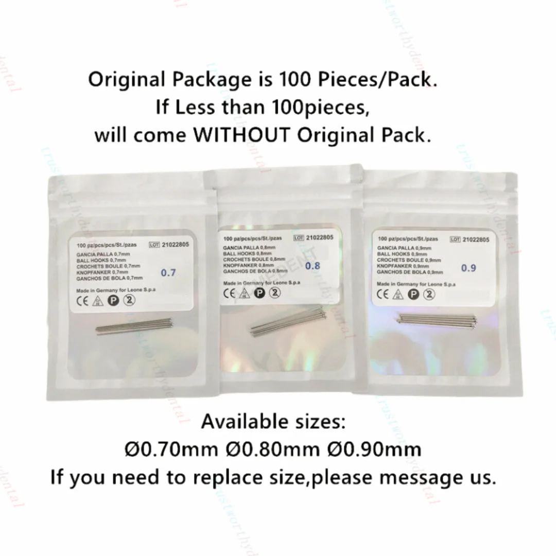 100 шт. стоматологические фиксаторы для зубов 0 7/0 8/0 9