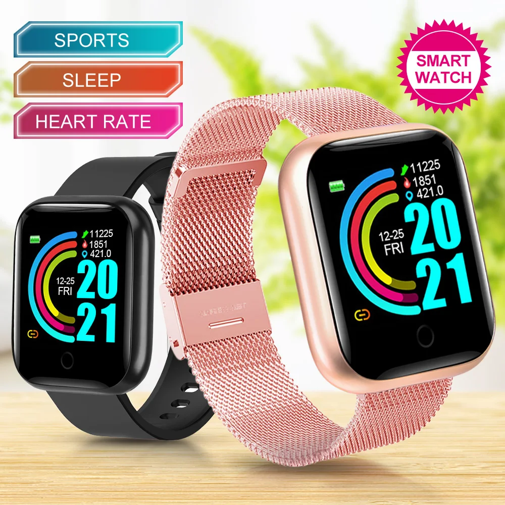 Женские Смарт-часы I5 для Android с пульсометром и тонометром фитнес-подарок