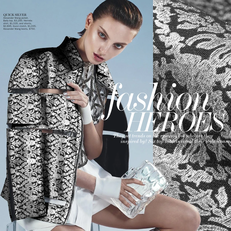 

Модная женская модная ветрозащитная жаккардовая ткань из хлопчатобумажной ткани платье костюм оптовая продажа высококачественная ткань