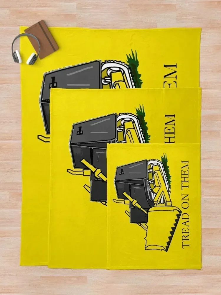 Marvin Heemeyer: Tread on them Killdozer Throw Blanket Moving Loose Nap теплые зимние одеяла