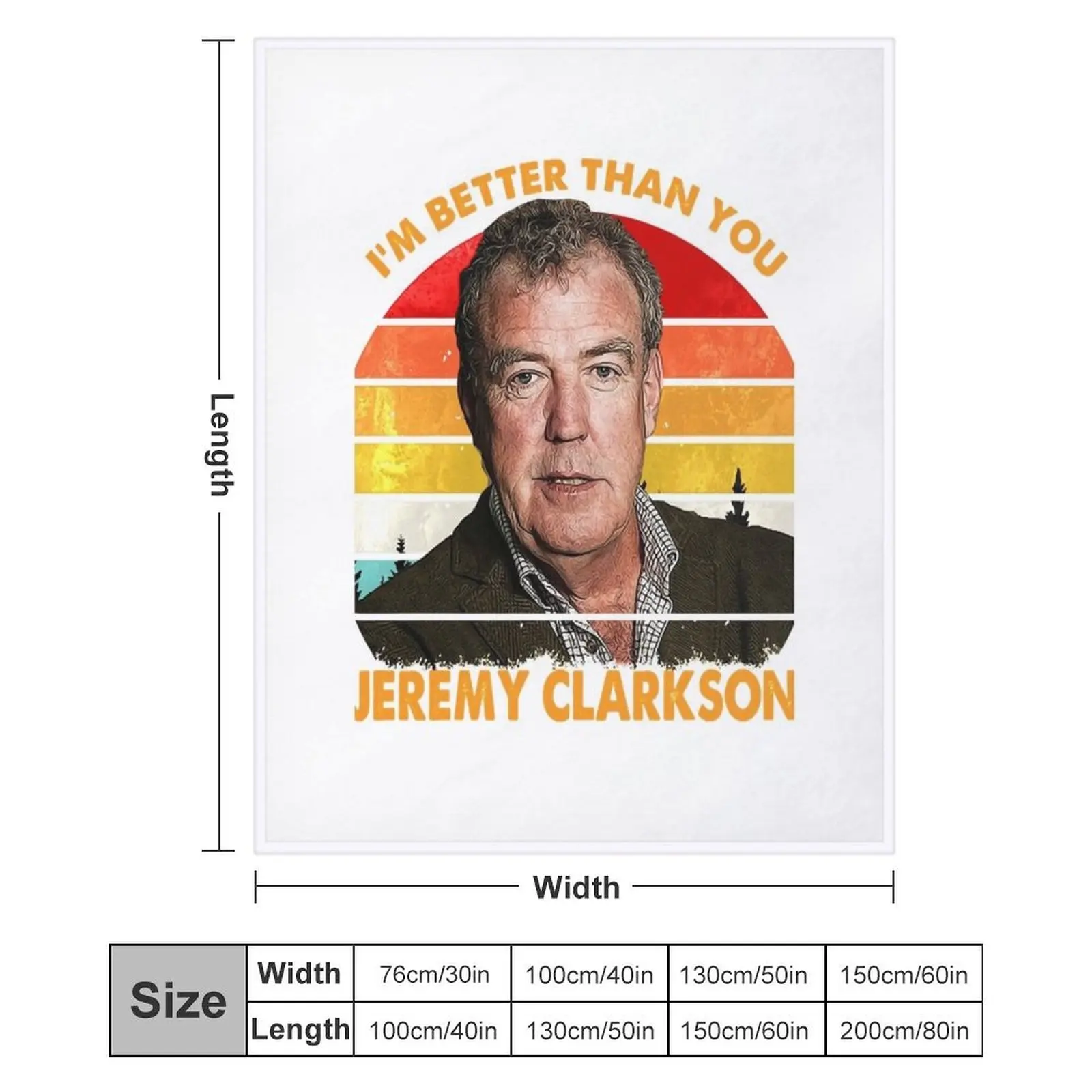 Richard Hammond Top Gear The Grand Tour Джереми Кларксона Забавное мужское одеяло с фанатом