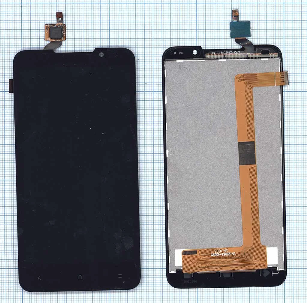 Дисплей (экран) в сборе с тачскрином для HTC Desire 516 Dual Sim черный AAA|Экраны мобильных