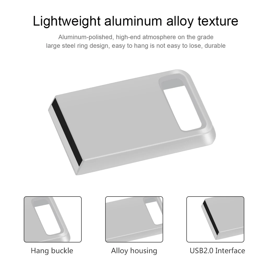 USB2.0 4 GB Disk USB Flash Drive 32 Cool Pendrive Metal 8 Pen 16 Stick Color Silver high speed | Компьютеры и офис