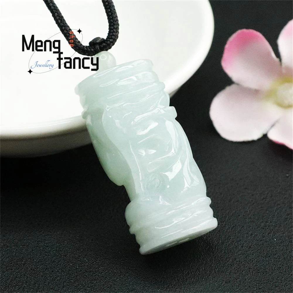Натуральный нефритовый кулон из Мьянмы с драконом нефрита изысканная элегантная