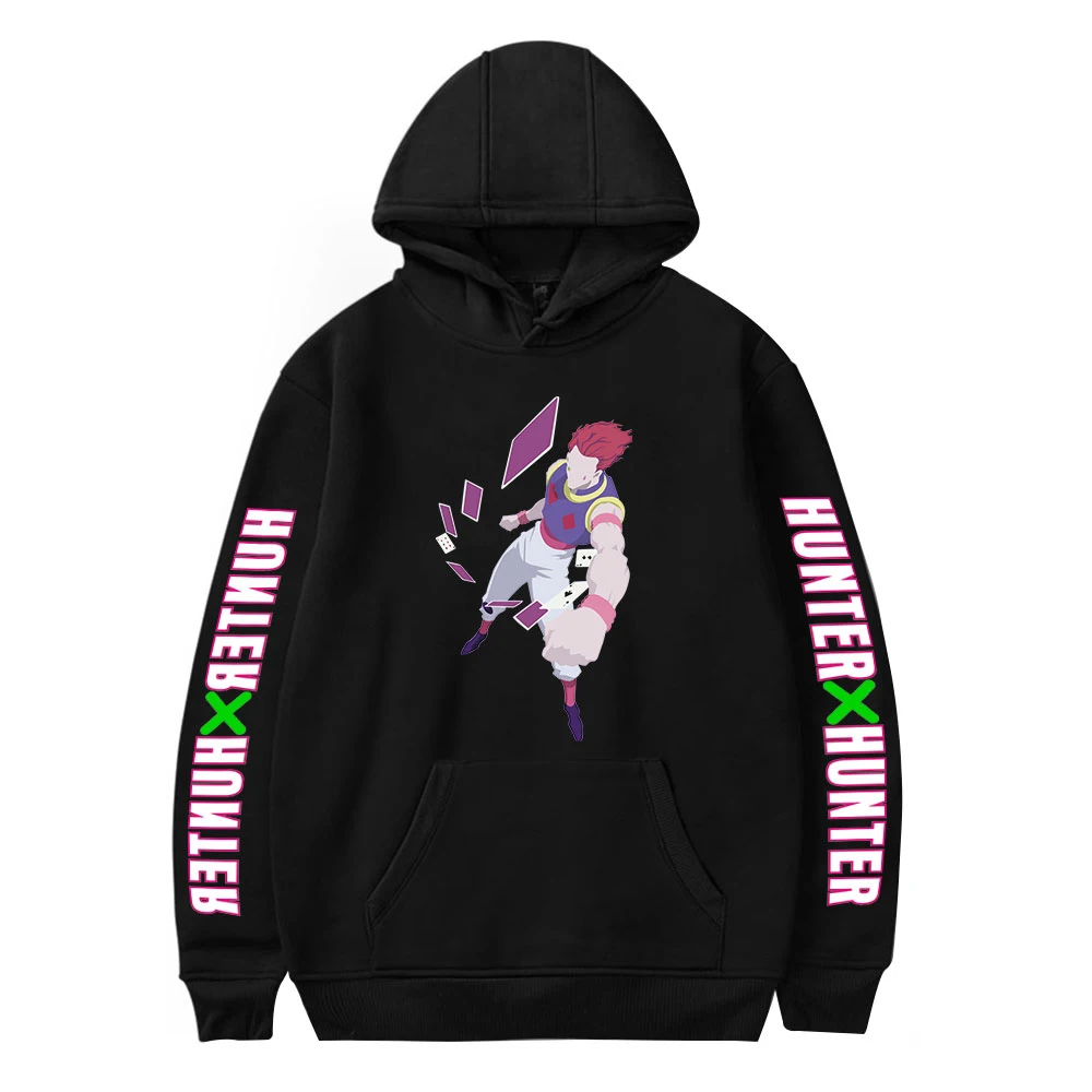 

Комикс Hisoka, толстовки для мужчин и женщин, повседневный пуловер, свитшот для мужчин, Спортивная толстовка с капюшоном в стиле Харадзюку, хип-...