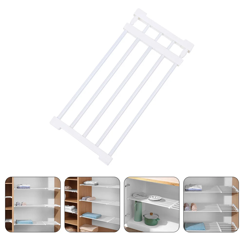 

Plastic Closet Shelf Wardrobe Divider Expandable Shelf Clothes Organizer Divider for Home