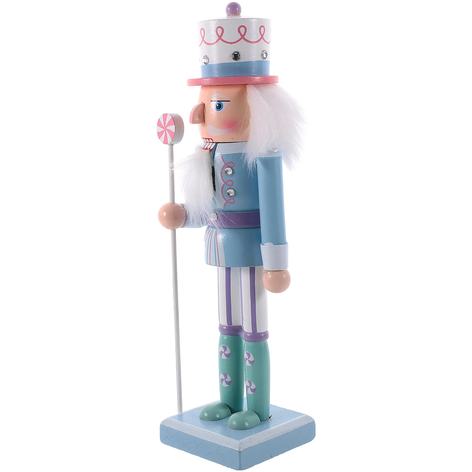 

Christmas Nutcrackers Figures Wooden Nutcracker Ornament Soldier Decorations Desktop Gift