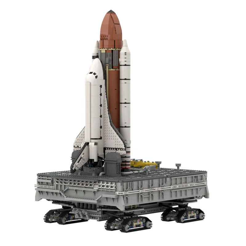 

Launch Platform BuildMoc Space Aircraft Shuttle Rocket Building Blocks Set Airplane Bracket Base Bricks Toys For Children Gifts