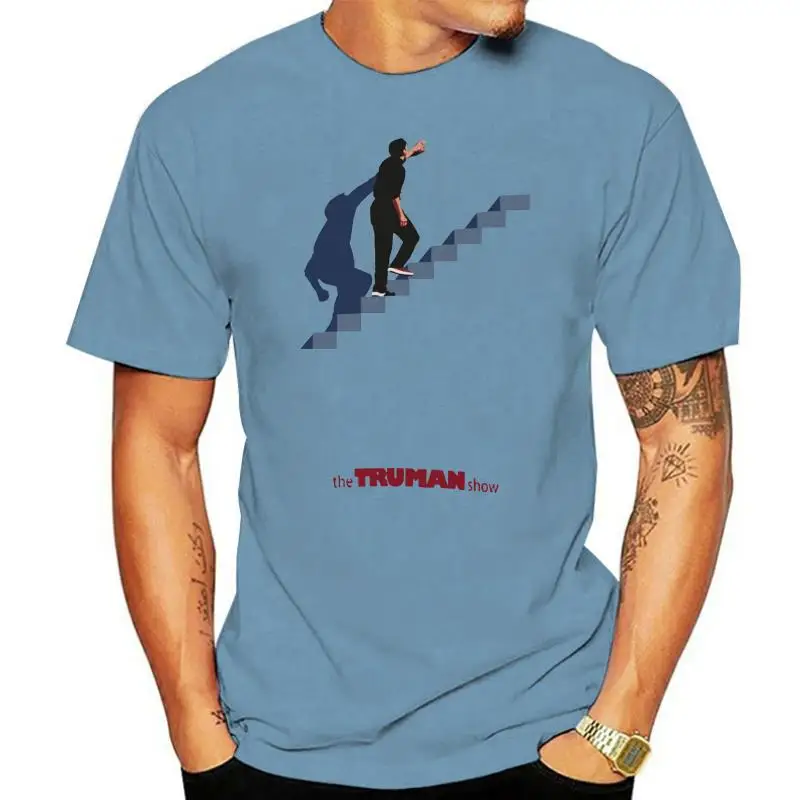 Экшн-футболка Truman экшн truman Джим карри кино Постер фильмов культовый фильм