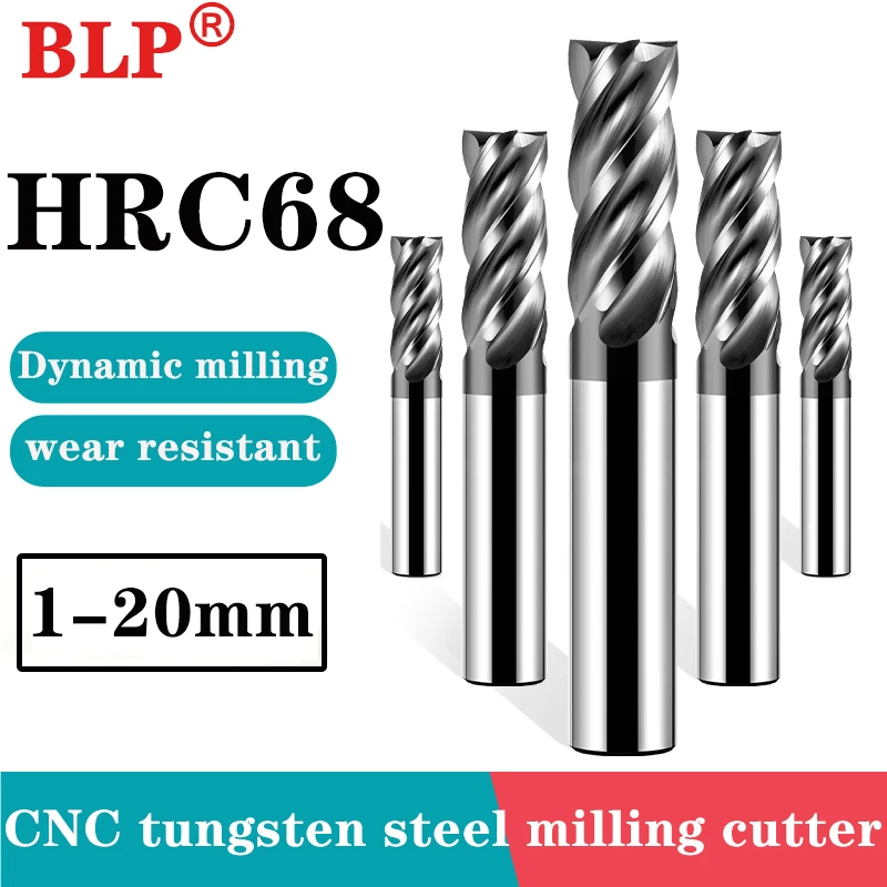 HRC68 4-Flute Вольфрамовая сталь