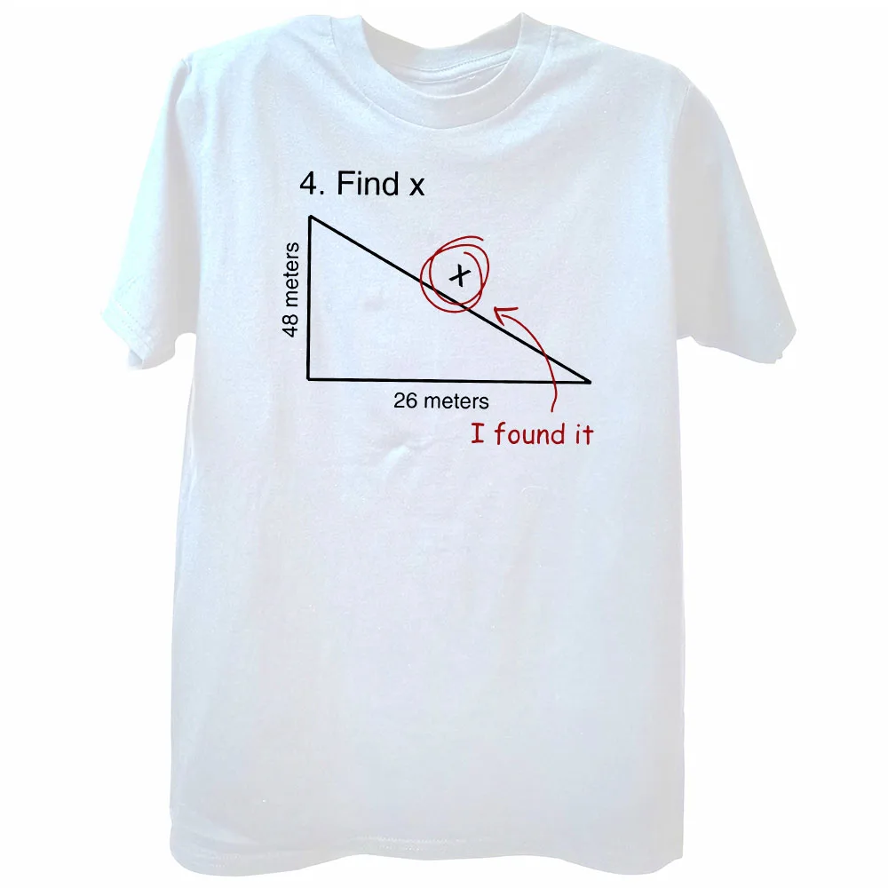 

Смешные футболки Find X хлопковая уличная одежда с коротким рукавом слова Математика учитель саркастический подарок новинка папа шутка Повсе...
