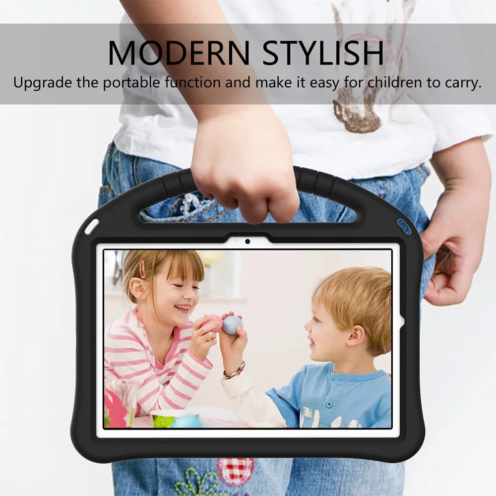 

Case For Tablet Samsung Tab A8 10.5inch hand-held Shock Proof EVA Hand Holder Cover funda Galaxy Tab A8 2021 10.5 SM-X205 X200