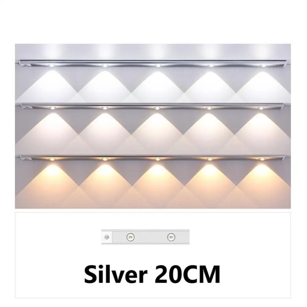 

Intelligent Wardrobe Cabinet Light For Kitchen Cabinet Bedroom Wardrobe Motion Sensor Night Light Indoor Lighting Room Decor