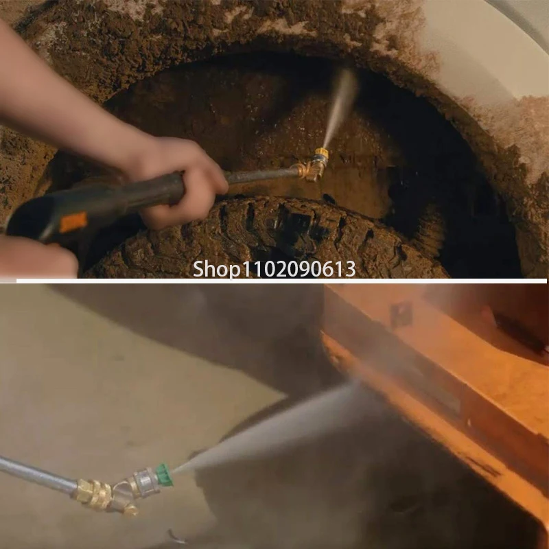 Поворотный соединитель 1/4 дюйма Регулируемый адаптер с 5 насадками-распылителями