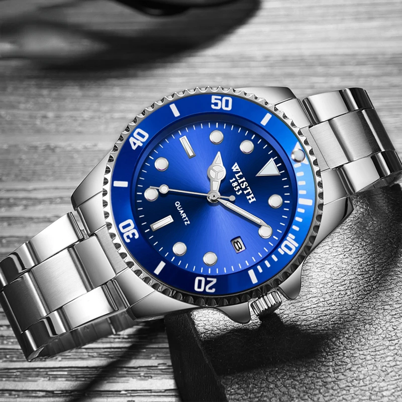 

Xiaomi Mijia Men Watch Brand Luxury Fashion Diver Watch Men 30ATM Waterproof Date Clock Sport Watches Mens Quartz Wristwatch