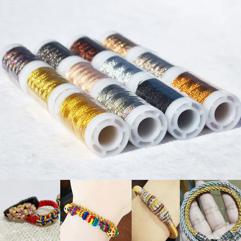 

1Roll Nylon Cord 0.2mm-0.8mm Chinese Knotting Macrame Cords Beading Thread String DIY Braided Necklace Bracelet Jewelry Making