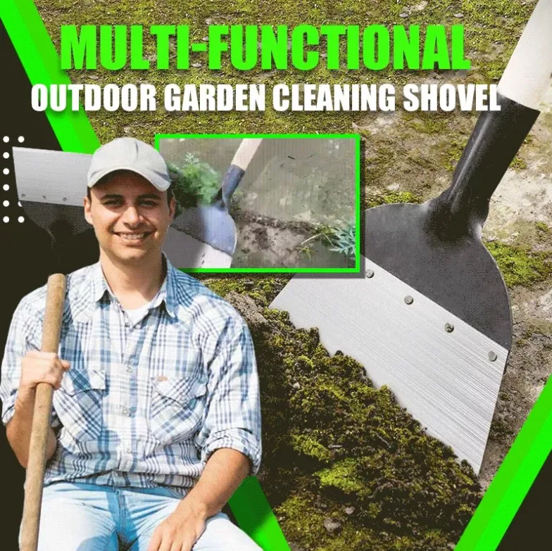 1pcs Multi-Functional Outdoor Garden Cleaning Shovel Outdoor Weeding Shovel Garden Digging Tool Weed Accessories Garden Tools