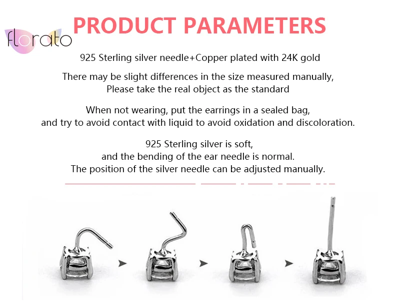 Рисунок 6 - Женские серьги-гвоздики из серебра