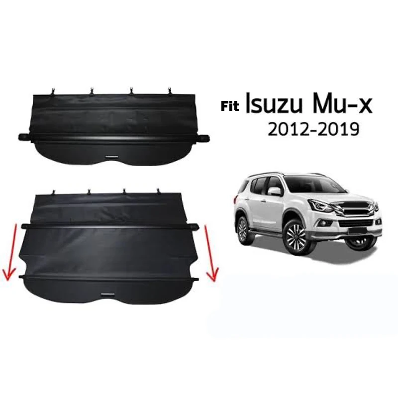 

Защитный чехол для багажника автомобиля, защитный чехол для багажника Isuzu Mu-x 2012-2019, затеняющие жалюзи для багажника 600D, ткань Оксфорд