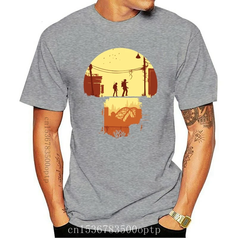 

Camiseta с принтом последнего из нас для мужчин, Camisa estampada, top, nueva