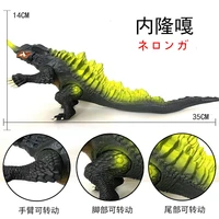 1435cm large size soft rubber monster neronga action figures puppets model hand do furnishing articles childrens assembly toys