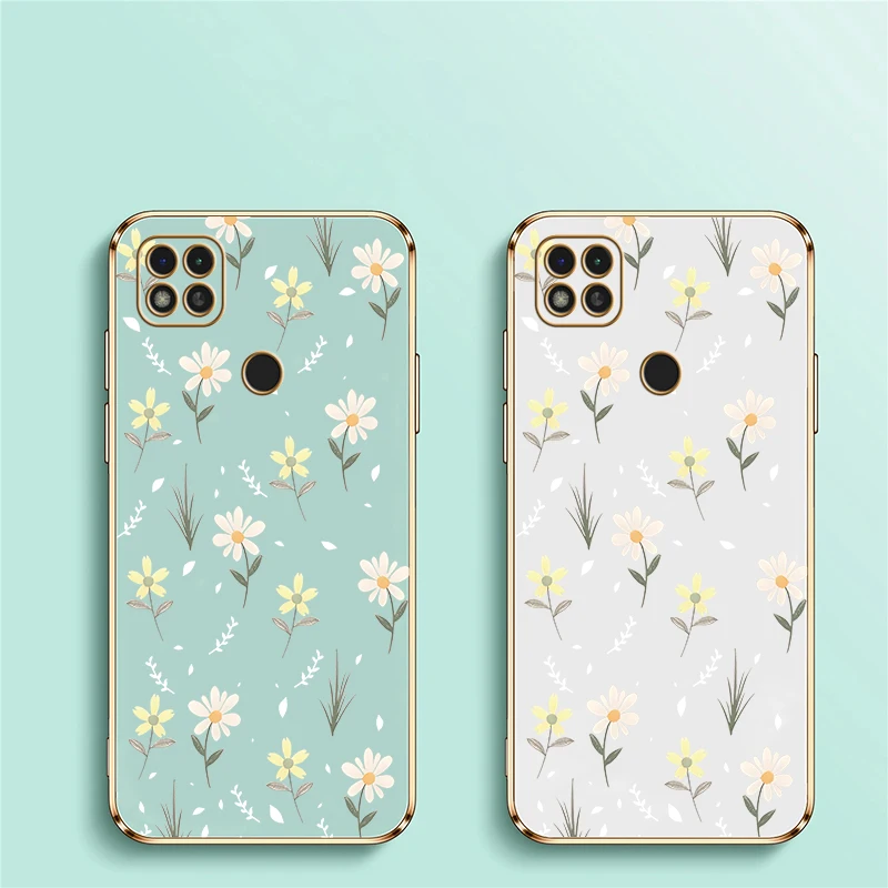 Милый чехол с мультяшным цветочным узором для Xiaomi Mi 10T Pro противоударная задняя