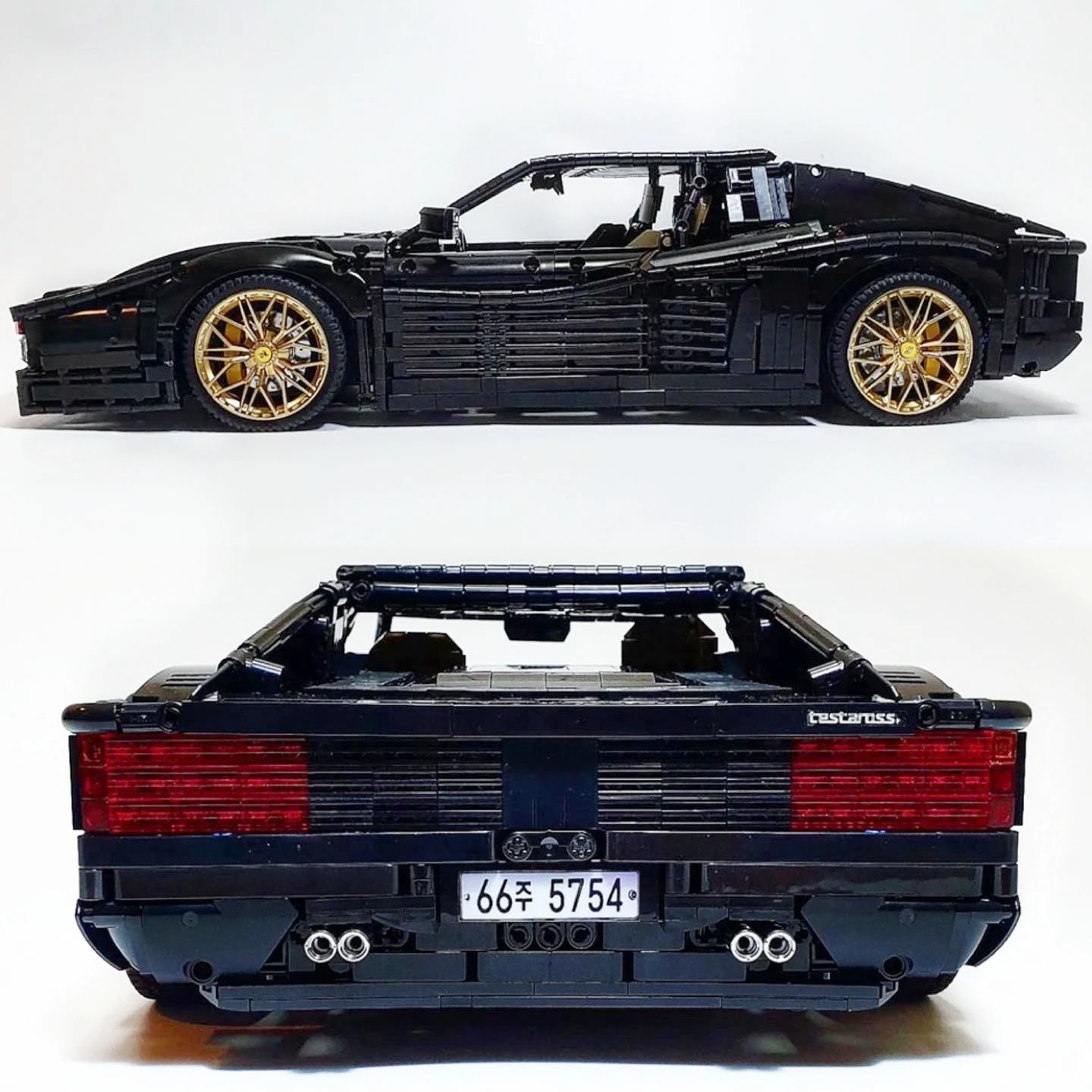 В наличии MOC 98925 Testarosa 1:8 суперспортивная гоночная модель автомобиля 3738 шт.