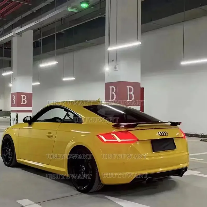 Черный спойлер для багажника из углеродного волокна/ФАП Audi TT 8J TTS A5 A6 A7 All 2008 - 2011
