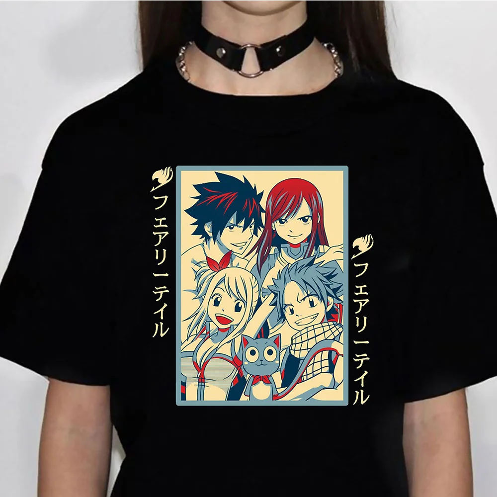 

Fairy Tail tshirt women manga Y2K harajuku Tee female y2k clothes