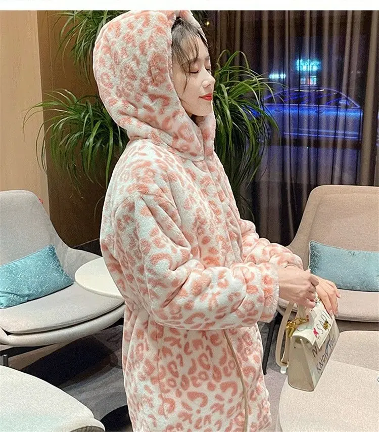 Женская зимняя куртка из искусственного меха шерстяная теплая милые куртки с