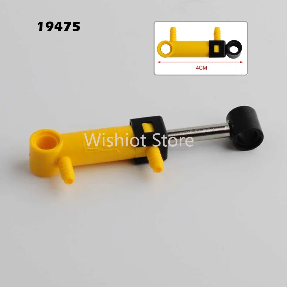 

Пневматические детали MOC Airtank, манометр, привод цилиндра, переключатель насоса, шланг, воздушные силовые кирпичи, совместимый с Legoeds, строительный блок