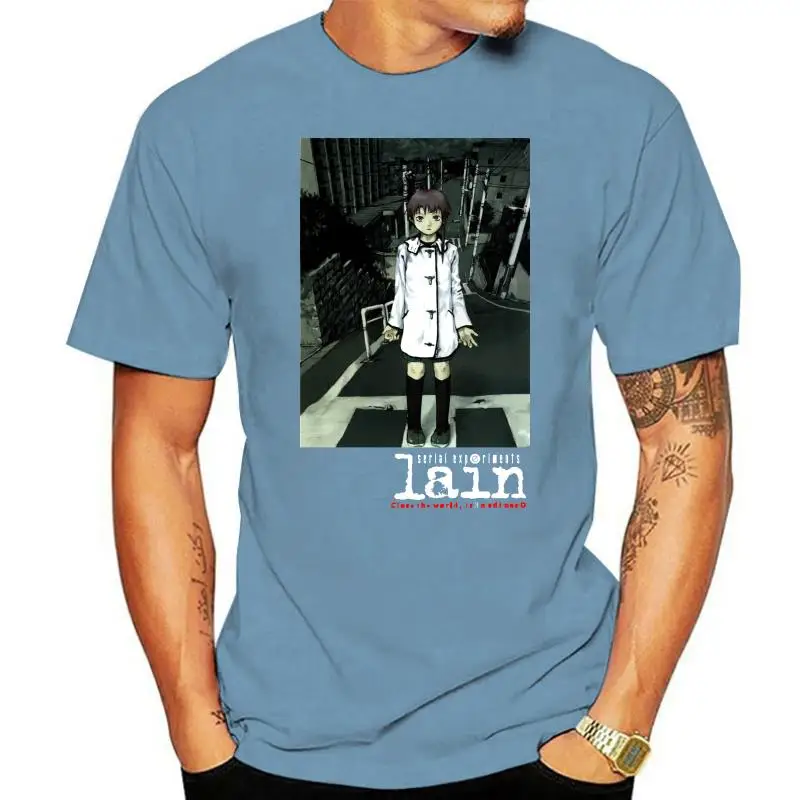 

Футболка мужская серийная с круглым вырезом и принтом манги из японского аниме «закрыть мир»