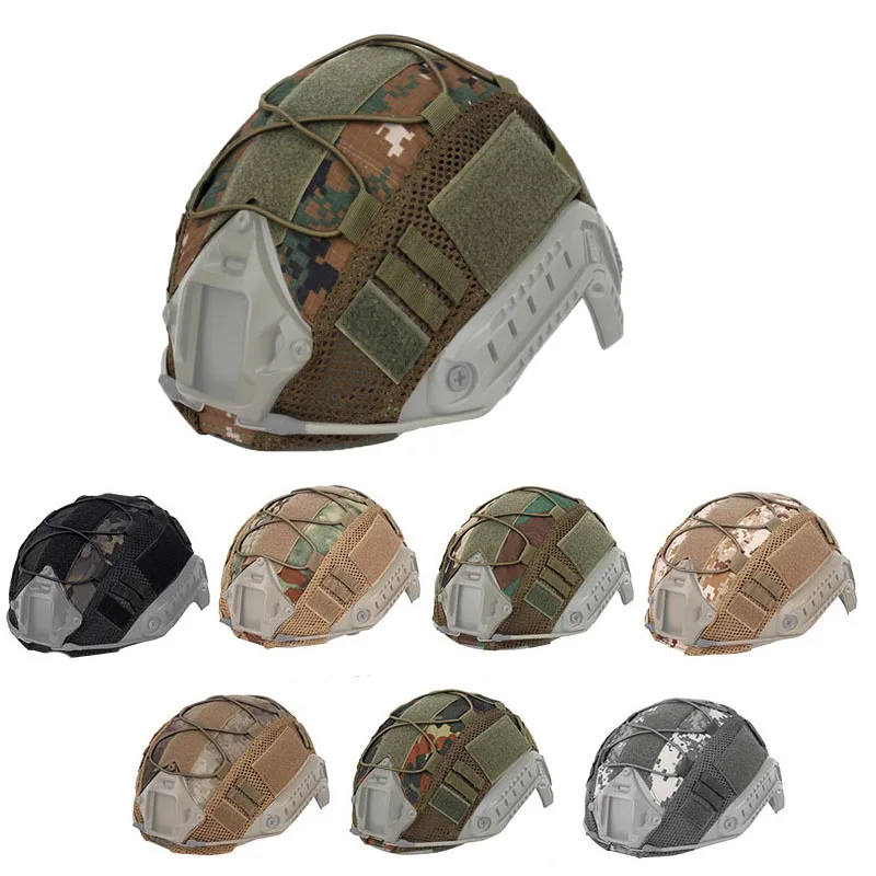 

Tactical Helmet Cover for Fast Helmets PJ/BJ/MH Type CS Wargame Sports Paintball Airsoft Army Combat Hunting Helmet Cover Cloth