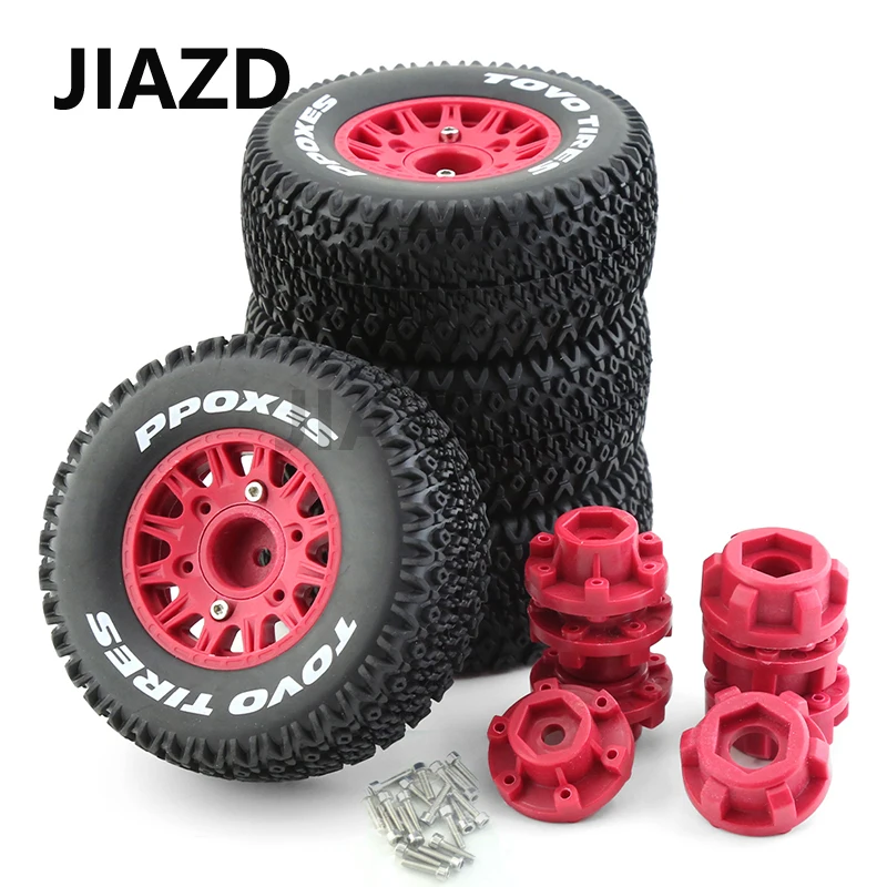 

4 шт. 112 мм 1/8 1/10 шины для коротких грузовиков с 12 мм 14 мм 17 мм шестигранное колесо для Slash ARRMA SENTON Vkar SCTX10 HPI Радиоуправляемый автомобиль